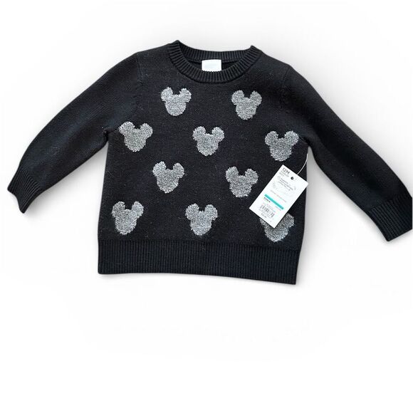 Disney Other - Disney Mickey Mouse Baby Sweater Black Unisex Size 12M